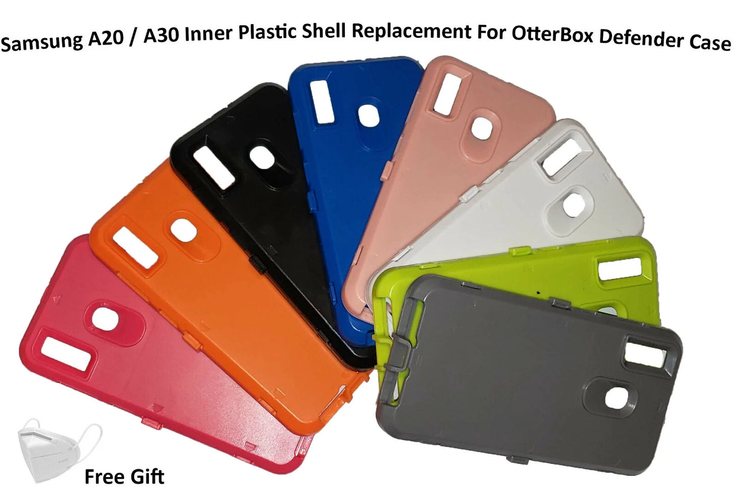 Inner Plastic Frame Replacement Compatible with OtterBox Defender Case for Samsung Galaxy A20 / A30